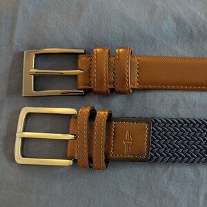 Size 34 Men's Belts - Set of 2